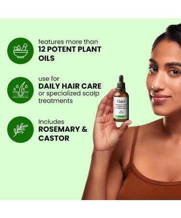 Buy Rosemary Organic Castor Oil & Hair Strengthening Oil for All Hair Types - Promotes Hair Growth | 30ml - Buy Online on GoSupps.com