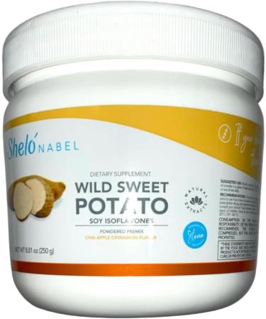 Wild Sweet Potato Soy Isoflavones Powdered Premix - Chai Apple Cinnamon Flavor | Shelo Nabel 250g | International Shipping Available - Buy Online on GoSupps.com