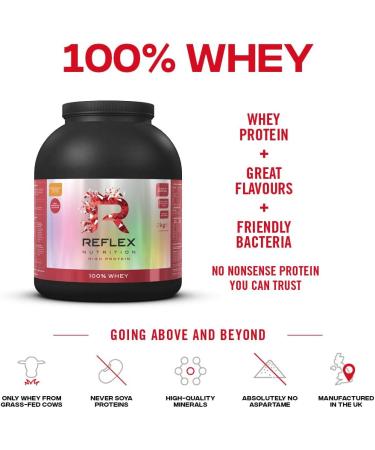 Reflex Nutrition 100% Whey Vanilla Protein Powder 2kg - Buy Online - Buy Online on GoSupps.com