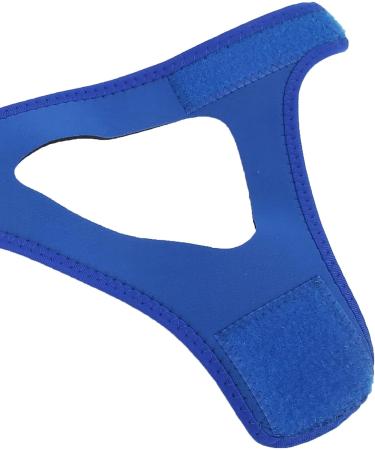 Minifinker Breathable Chin Strap - Anti Snoring Solution with Hook and Loop Design (Blue) - Buy Online on GoSupps.com