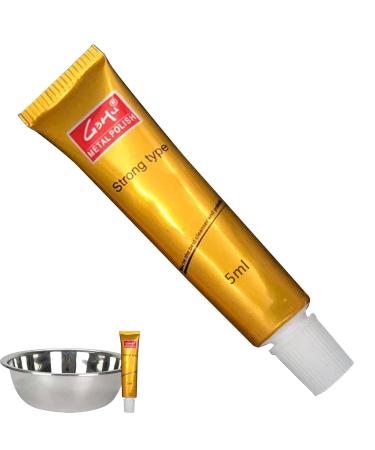 Metal Polish Paste | All Metal Polish Tube Multi Purpose Metal Cleaning Supplies for Silver Copper Brass Chrome Porcelain Rust Removal Coatuiyo - Buy Online on GoSupps.com