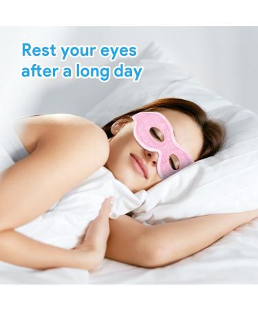 Clundoo Cooling Eye Mask - Reusable Gel Eye Mask for Dark Circles Swollen Eyes & Fatigue Relief | A-Rosa - Buy Online on GoSupps.com