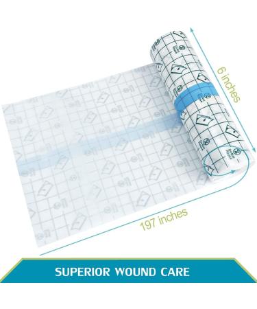 Waterproof Adhesive Bandage Peritoneal Dialysis Catheter Cover 6x197 Inch - Pack of 1 - Buy Online on GoSupps.com