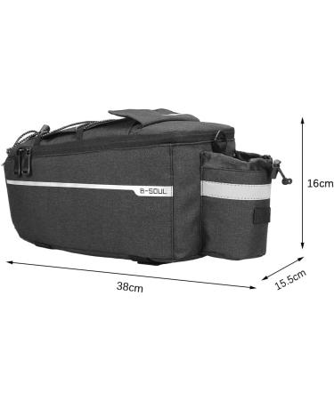 Ranjima Waterproof Bike Luggage Rack Bag | Tearproof Removable Bicycle Rear Seat Bag for Commuter Trips - Ideal Travel Solution - Buy Online on GoSupps.com
