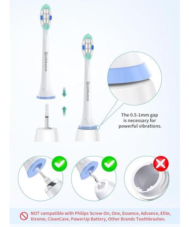 Replacement Brush Heads for Philips Sonicare Toothbrush - Pack of 8 E8-White | International Shipping Available - Buy Online on GoSupps.com