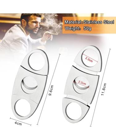 SGHAGH 2 Pcs Cigar Cutter Cigar Cigars Cutter Stainless Steel Cutter Cigar Cutter Guillotine Stainless Steel Cigar Pliers Cigar Cutters - Buy Online on GoSupps.com