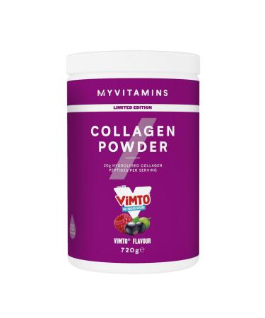 Myprotein Clear Whey Isolate Protein Powder - Vimto Collagen - 720g - 20 Servings - Cool and Refreshing Whey Protein Shake Alternative - 20g Protein and 4g BCAA per Serving Vimto Collagen 500 g (Pack of 1)