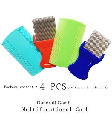 zYoung 2-Piece Double Sided Hair Comb Set for Dandruff Removal - Metal Teeth - Buy Online on GoSupps.com
