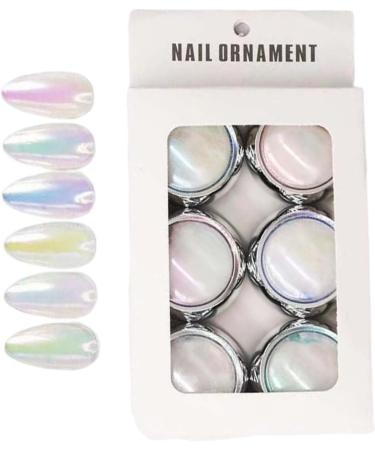 Metallic Nail Powder Mirror Effect Nail Powder Manicure Pigment DIY Nail Art Decoration 6 Colors Decoration Kits - Buy Online on GoSupps.com