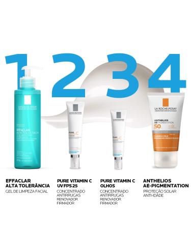 La Roche-Posay Pure Vitamin C UV SPF 25 Anti-Wrinkle Care 40ml - Shop Internationally for Youthful Skin - Buy Online on GoSupps.com