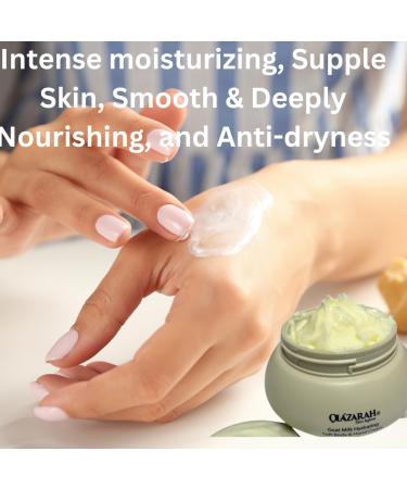 OLAZARAH Goat Milk Soft Body Cream - Hydrating Moisturizing Oil Control Nourishes & Softens Skin Care 4 fl. oz - Buy Online on GoSupps.com