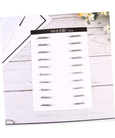 Mikinona Eyebrow Stickers 2 Pairs Makeup Stencil Waterproof Makeup Eyebrow Sticker Brow Tatoo Supplies 6d The Lazy Disposable - Buy Online on GoSupps.com