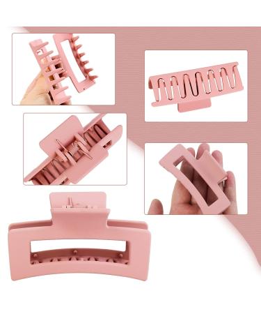 6 Pack Non-Slip Medium Hair Claw Clips - Strong Hold Hair Jaw Clips for Thin to Thick Hair - 3.5 Inch Square Claw Clips - Ideal for Fine and Long Hair (6 Colors) - Buy Online on GoSupps.com