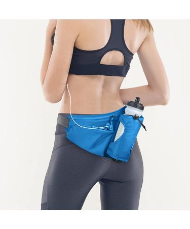 Waterproof Belt Bag with Bottle Holder | Unisex Sports Hip Pocket for Running Cycling Camping & More - Buy Online on GoSupps.com