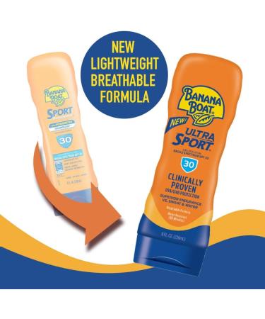 Banana Boat Ultra Sport Sunscreen Lotion New FORMULA Spf 30 315 mL - Buy Online on GoSupps.com