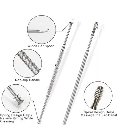 2022 Newest Ear Wax Removal Kit - Safe Ear Cleaner & Pick Tool for Itch Relief & Build-Up Removal - 6 Pcs Ear Wax Remover - Cleaning Ear Canal at Home - Buy Online on GoSupps.com