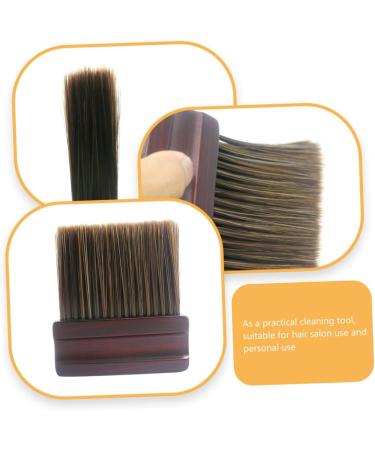 DOITOOL Neck Brush Face Duster Brush Haircut Duster Brush Face Cleaning Brush Barber Salon Neck Duster Brush Hair Cutting Brush Barber Supplies Wooden Comb Soft Fur Nylon - Buy Online on GoSupps.com