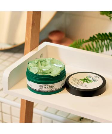 The Body Shop Tea Tree Skin Clearing Clay Mask - Purifying & Refreshing Vegan Formula - 3.85 oz - Buy Online on GoSupps.com