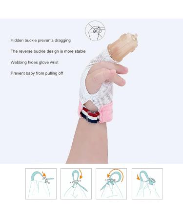 Thumb Sausage - Breathable Thumb Sucking Protection & Nail Chewing Stopper (Pink) - Convenient Support for Kids - Buy Online on GoSupps.com