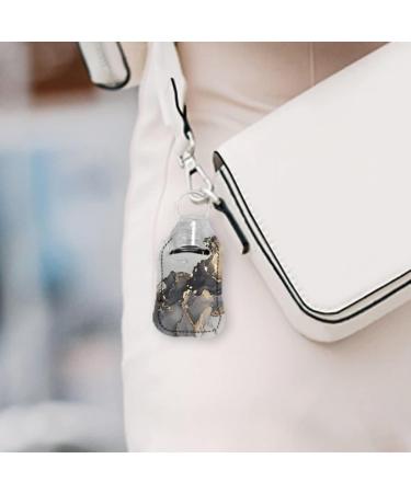 FKELYI Cute Cow Print Hand Sanitizer Holder Keychain - Empty Travel Size Bottle for Liquid Lotion Toiletry - Buy Online on GoSupps.com