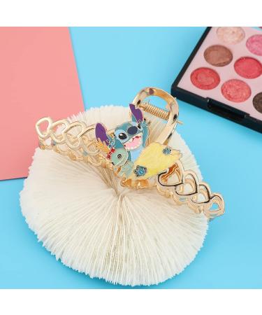 Anime Stitch Hair Clips - Ohana Means Family Claw Hair Accessories for Women (Set of 6) - Buy Online on GoSupps.com