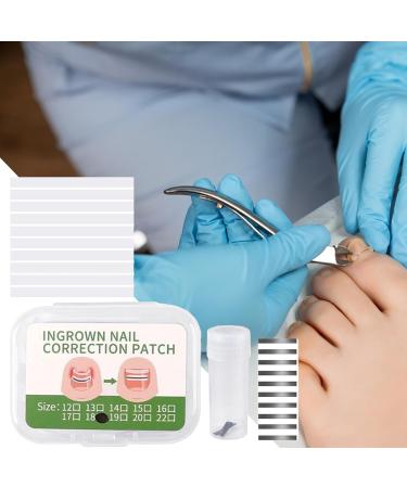 Jubilofex Toenail Correction Plaster 10 Pieces Correction Plaster for Ingrown Nails Repairing Plasters for Nighttime Use for Adults 14 mm - Buy Online on GoSupps.com