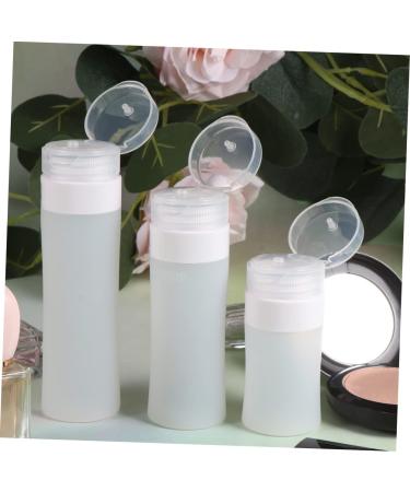Beaupretty Travel Cosmetics Bottle Silicone Empty Bottle Cosmetics Sub Bottle Cosmetics Storage Bottle Empty Bottle Sub Simple white White Simple Sub Bottle 3.6*3.5*13.2cm+3.6*3.5*11.2cm+3.6*3.5*8.2cm White - Buy Online on GoSupps.com
