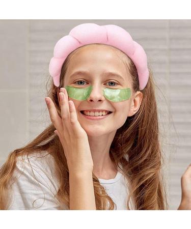 Pink Terry Towel Spa Headband for Women - Soft Makeup Removal and Face Washing Headband - Buy Online on GoSupps.com