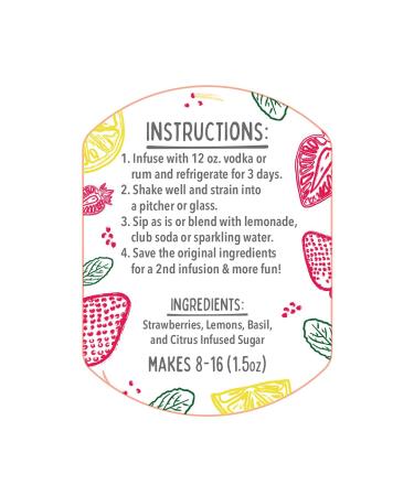 McKinnons Dry Craft Cocktails DIY Mixology Infusion Kit | Strawberry-Lemonade | Dehydrated Fruit & Herbs | Serves 8-16 Drinks | Handmade in the USA - Buy Online on GoSupps.com