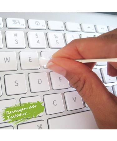 Bamboo Cotton Swabs 200pcs | Double Tipped Wooden Vegan Swabs - Recyclable & Biodegradable | Ear & Makeup Cleaning - Buy Online on GoSupps.com