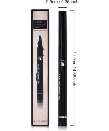 EONFAVE Eyebrow pencil 4 forks microblading eyebrow pencil waterresistant durable smudgeproof eyebrow pencil quickdrying high pigment eyebrow pencil with 4 fork tips 02 light brown - Buy Online on GoSupps.com