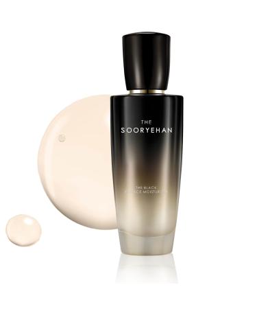 Sooryehan The Black (Essence Moisturizer 130ml/4.4fl oz) - Lightweight Cream for Moisture Barrier Rejuvenate Dull Aging Skin. Premium Korean Skin Care. Black Yeast Hyaluronic Acid Water Thistle.