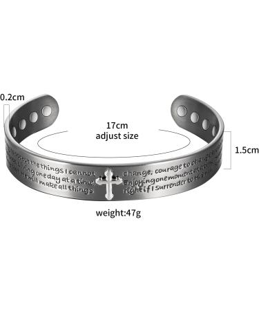 Buy Enermagix Magnetic Copper Bracelets for Men & Women | 99.9% Solid Copper Magnetic Cuffs (3539 Gauss) - Buy Online on GoSupps.com