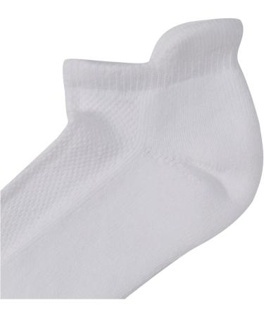 No Nonsense Women's Soft & Breathable Cushioned No Show Running Socks - 9 Pair Pack, White, Size 4-10 US - Buy Online on GoSupps.com