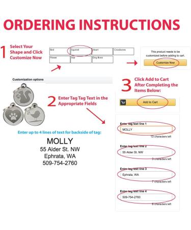 Personalized Stainless-Steel Dog & Cat ID Tags | Fun Playful Designs | GoTags - Buy Online on GoSupps.com