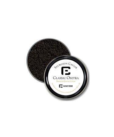 Classic Osetra Caviar -Most popular & Delicious Sturgeon Caviar in the world (50g) 50 g (Pack of 1)
