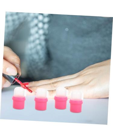 20 pi ces Caps Silicone pour Dissolvant Vernis Gel R utilisables Outil Manucure Enl vement Vernis Semi-permanent Caps de Trempage Ongles pour Nettoyage Facile Domicile et Salon - Buy Online on GoSupps.com