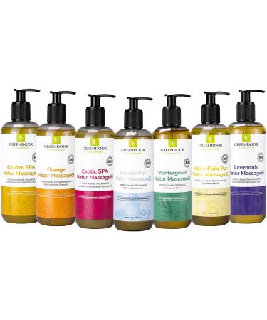 Greenendoor Savings Pack Massage Oil 500ml - Organic Jojoba & Apricot Kernel Oil for Relaxing Spa Experience | Best Natural Body Oil & Gifts - Buy Online on GoSupps.com
