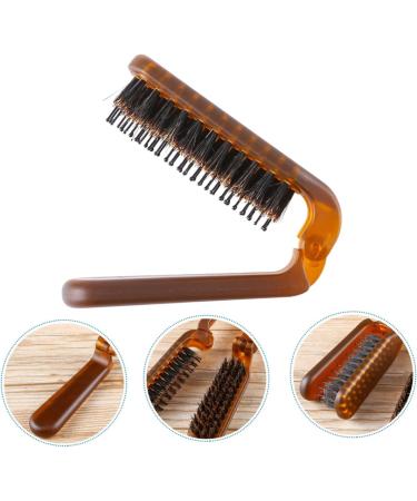 minkissy Foldable Hairbrush Mirror Travel Comb With Bristles For Men And Women Portable - Buy Online on GoSupps.com