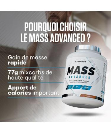 Superset Nutrition | Mass Advanced (2.5kg) | Gainers | Promotes muscle mass gain - Buy Online on GoSupps.com