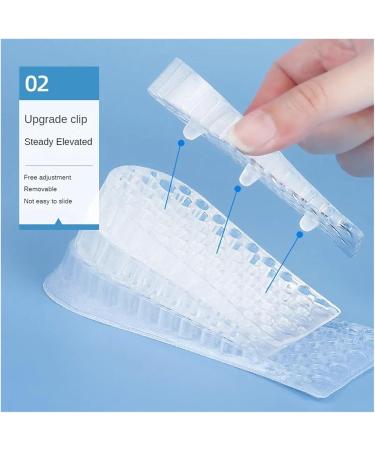 Buy 3.5cm Silicone Height Increase Insoles | Invisible Elevator Shoe Pads for Men & Women | Comfortable Heel Lifting Inserts - Blue - Buy Online on GoSupps.com