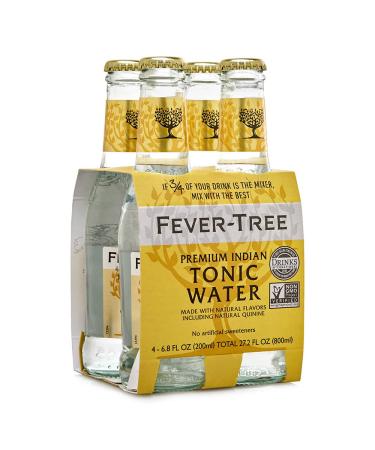 Fever-Tree Premium Indian Tonic Water 163.2 Fl Oz & 6.8 Fl Oz (Pack of 24) - Authentic Mixer for Cocktails & Drinks - Buy Online on GoSupps.com