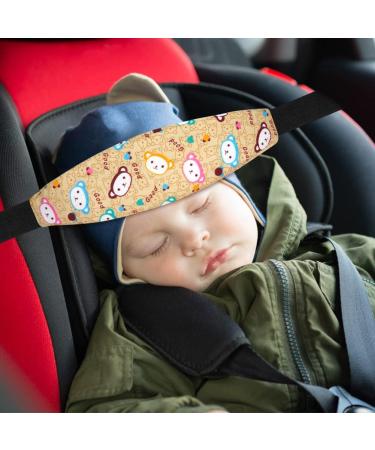 URAQT 2PCS Baby Kids Safety Head Support Hugger Toddler Car Seat Head Strap Nap Aid Holder Belt Neck Protection Belt 2pcs - Letter/Monkey head - Buy Online on GoSupps.com