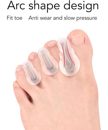 Hammer Toe Cushion Pad 3 Pairs - Medical Grade Silicone - Toe Corrector and Separator - Buy Online on GoSupps.com