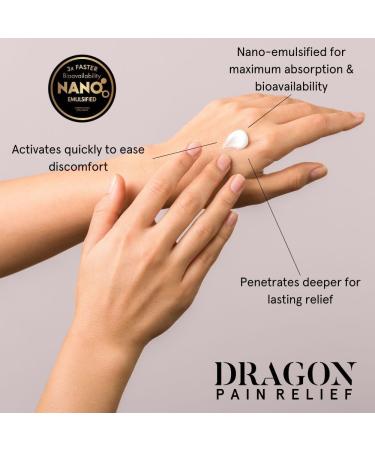 Dragon Pain Relieving Lotion 3.4oz | Fast-Absorbing Muscle & Joint Relief | Natural Ingredients for Back Elbows Feet Hips Legs & Neck - Buy Online on GoSupps.com