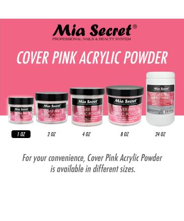 Mia Secret Cover Pink Acrylic Powder 2oz - Professional Nail Enhancement Supply - Buy Online on GoSupps.com