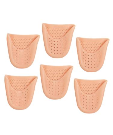 3 Pairs Toe Protector Toe Covers Forefoot Protector Gel Shoe Inserts Accessories Ball of Protectors Toe Pads Dance Toe Care Pad Toe Guards Pointy Toe Sleeve Pad Insole