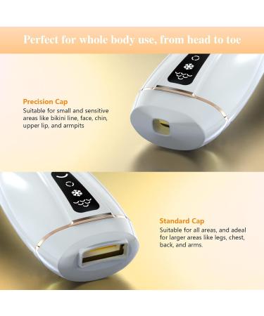 Jitesy IPL Hair Removal Device with Sapphire Ice Cooling System - 999,999 Flashes - Permanent Hair Removal for Face, Body, Men, Women - 6 Energy Levels - Buy Online on GoSupps.com
