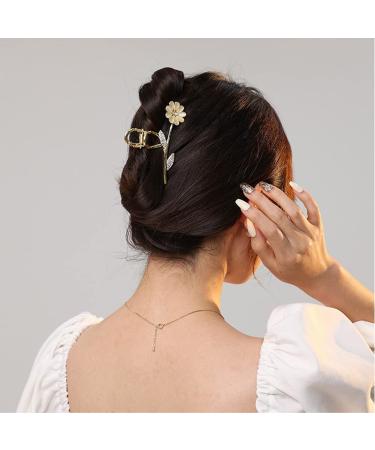 3 Pcs Sunflower Rhinestone Hair Claw Clips - Fashion Hair Accessories for Women - Buy Online on GoSupps.com