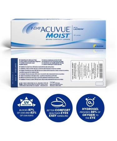 Buy Acuvue Moist 1-Day Contact Lenses - 90 Pack -3.75 8.50 BC | Best Prices & Fast International Shipping - Buy Online on GoSupps.com